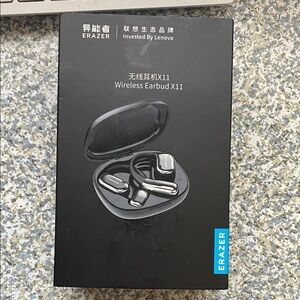 Lenovo ERAZER Wireless Earbud X11 - Black and Silver